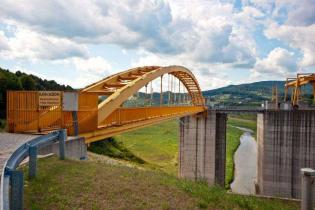 Zbiornik wodny Świnna Poręba i infrastruktura towarzysząca. Fot. z archiwum Skanska S.A.