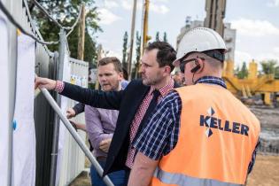 Wycieczka techniczna na budowę wieżowców w ramach projektu Sienna Towers w Warszawie / fot. Quality Studio dla www.inzynieria.com