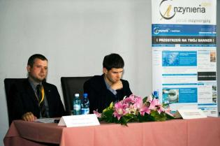 Członkowie prezydium: dr inż. Tomasz Abel, Politechnika Wrocławska i dr inż. Bogdan Przybyła, Politechnika Wrocławska / fot. inzynieria.com