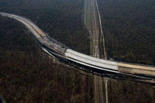 Budowa DTŚ - wiadukt kolejowy. Fot. Krzysztof Krzemiński / DTŚ S.A.