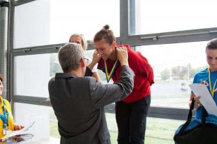 Spartakiada 2012 - dekoracja zwyciężczyń w pływaniu kobiet na 25 m / fot. Quality Studio dla www.inzynieria.com