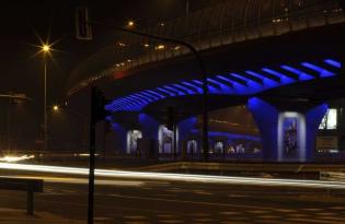 Estakada nad Rondem Ofiar Katynia. Fot. www.inzynieria.com