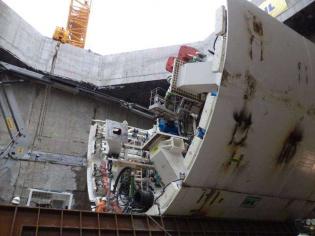 Montaż maszyny TBM w Gdańsku dobiega końca. Fot. z archiwum GIK sp. z o.o.