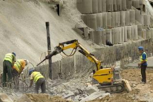 Budowa stacji Rondo Daszyńskiego - stan na 25.08.2011 r. / fot. inzynieria.com