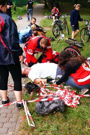 Spartakiada 2012 - wyścig rowerowy / fot. z archiwum Katowickich Wodociągów S.A.