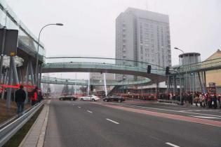 Pierścieniowa kładka dla pieszych w Rzeszowie. Fot. z archiwum Skanska S.A.