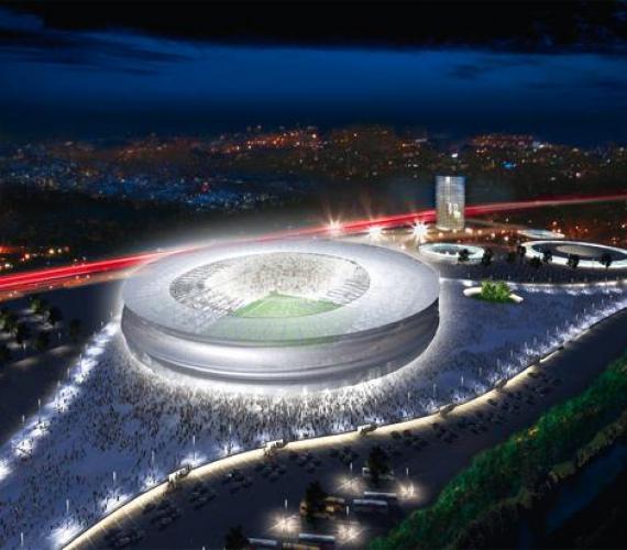 Fot. 1. Wrocławski stadion - widok z lotu ptaka