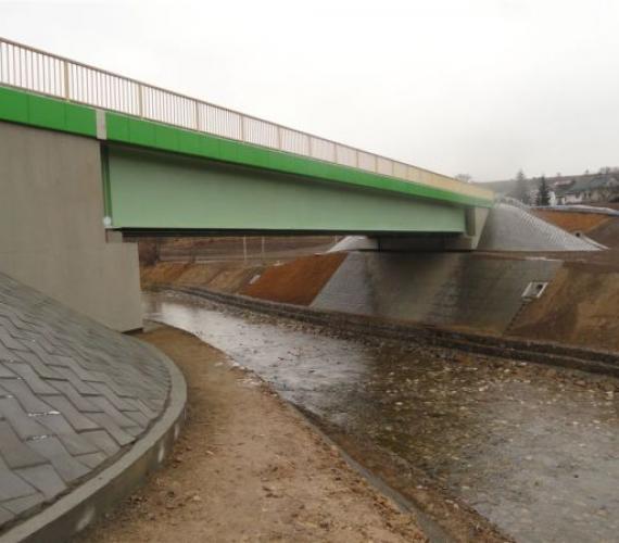 Nowy most w Kamienicy Dolnej. Fot. z archiwum firmy Skanska