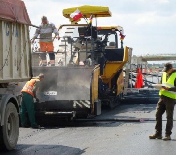 Prace na odcinku C autostrady A2. Fot. z archiwum GDDKiA