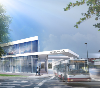 Tak będzie wyglądał dworzec w Nowym Sączu [wizualizacje]