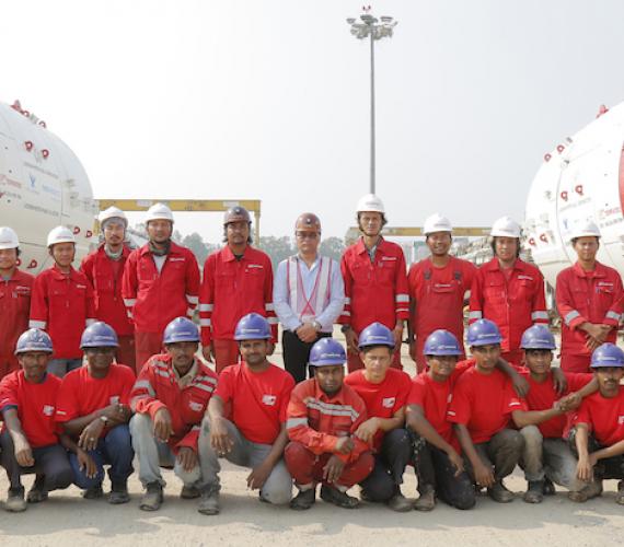 Dwie maszyny TBM od Terratec będą drążyć tunele metra w Lucknow. Fot. Terratec 