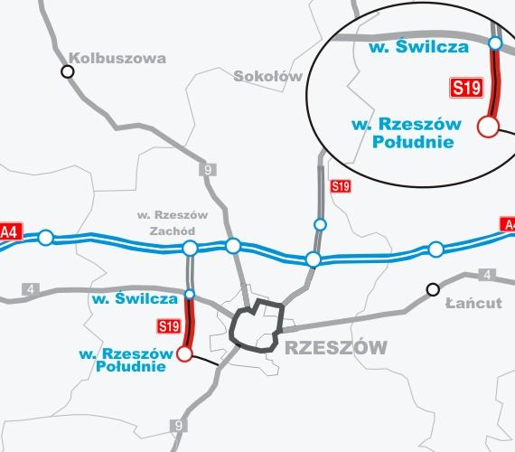 S19 Swilcza-Kielanówka. Źródło: GDDKiA o. Rzeszów