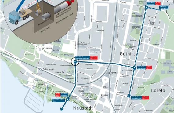 Szwajcaria: mikrotunelowanie w Zug