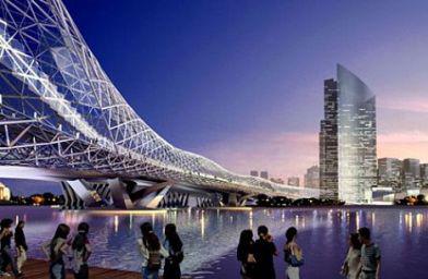 Wizualizacja mostu  fot. Inhabitat