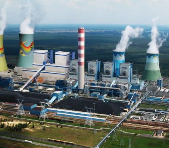 Wizualizacja blokow 5 i 6 oraz chłodni 3 i 4 w Elektrowni Opole. Fot. PGE Elektrownia Opole SA