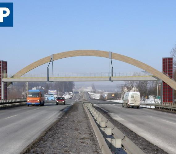 Kładka w Głogoczowie. Fot. GDDKiA o. Kraków 