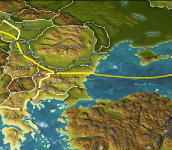 Rys. 1. Zarys przebiegu Gazociągu Południowego / Rys. South Stream AG 
Copyright C South Stream AG. All rights reserved