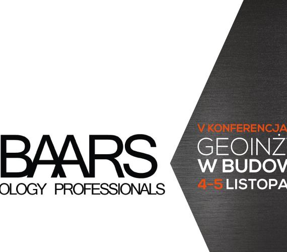 BAARS wspiera konferencję Geoinżynieria w Budownictwie