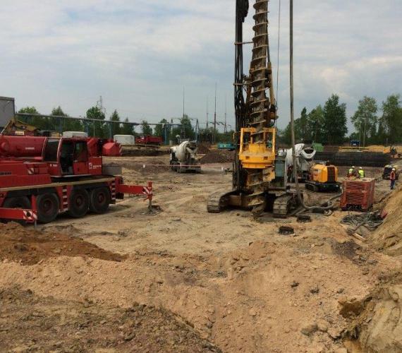 Budowa fundamentów elektrociepłowni w Zabrzu. Fot. mat. pras.