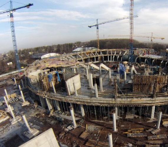 Trwa budowa hali Gliwice