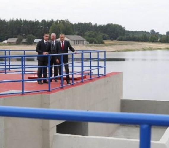 Zbiornik retencyjny w Sabnie. Fot. z archiwum KPRM