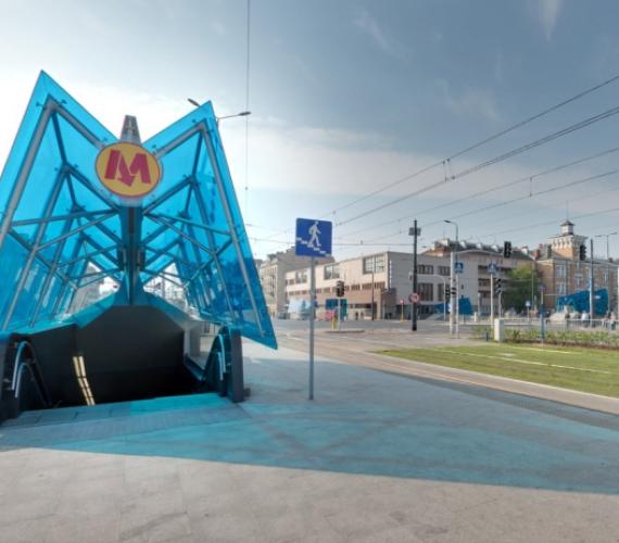 Wizualizacja stacji Dworzec Wileński. Źródło. Metro Warszawskie 