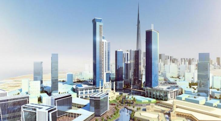 Jeddah Economic City, wizualizacja. Źródło: AS+GG
