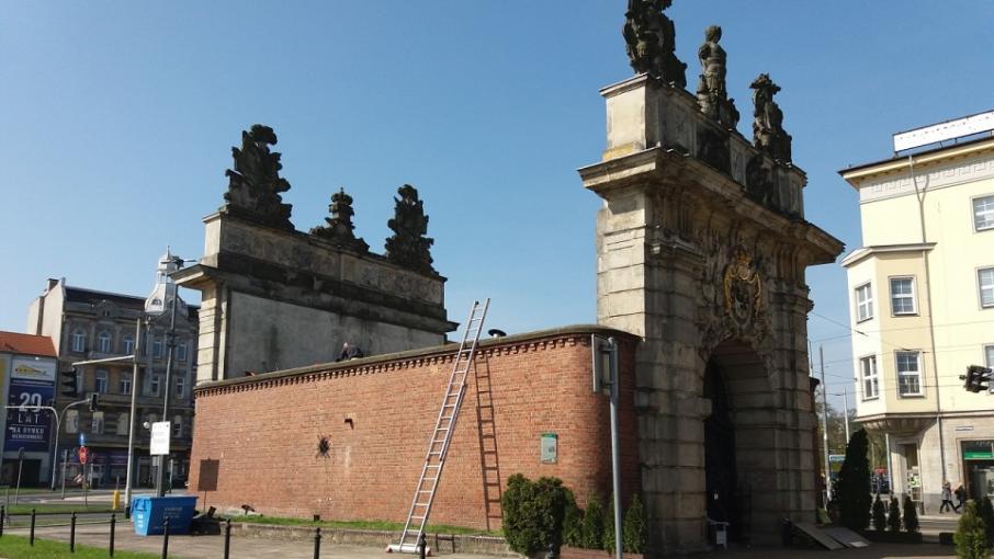 Szczecin: trwa remont XVIII-wiecznej Bramy Królewskiej. Fot. UM Szczecin