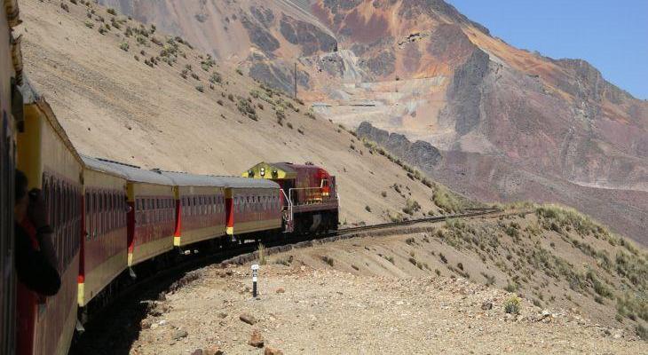 Koleje Ferruvias Central Andina. Fot. Maurice Chédel