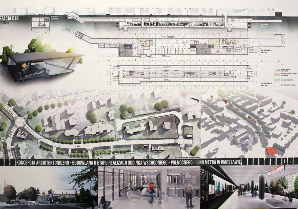 Jak będą wyglądać kolejne stacje II linii metra w Warszawie?