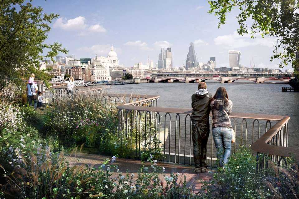 Garden Bridge: projekt mostu-ogrodu