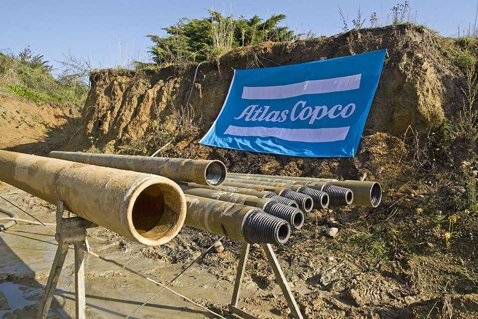 Atlas Copco pokaz technologii wiertniczych