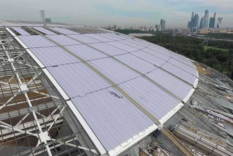 Trwa przebudowa legendarnego stadionu. Fot. vesti.ru