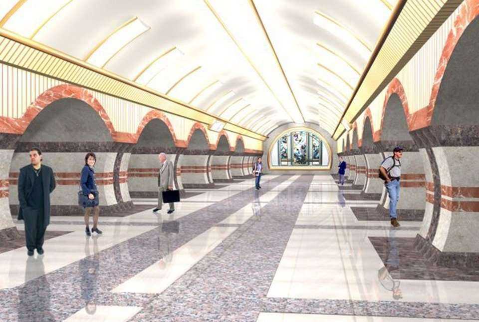 Projekt nowej stacji Fot. gorod.dp.ua