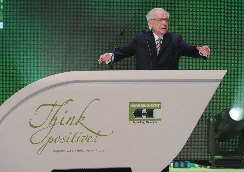 Przewodniczący Rady Nadzorczej Herrenknecht AG Lothar Späth. Fot. Herrenknecht AG