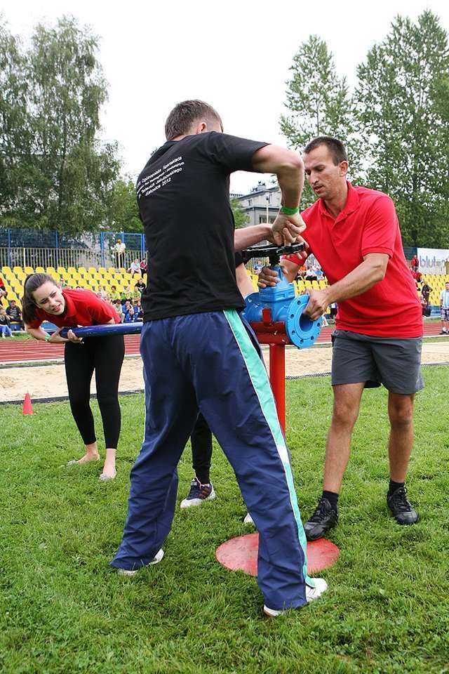 Spartakiada 2012 - sztafeta pracownicza / fot. z archiwum Katowickich Wodociągów S.A.