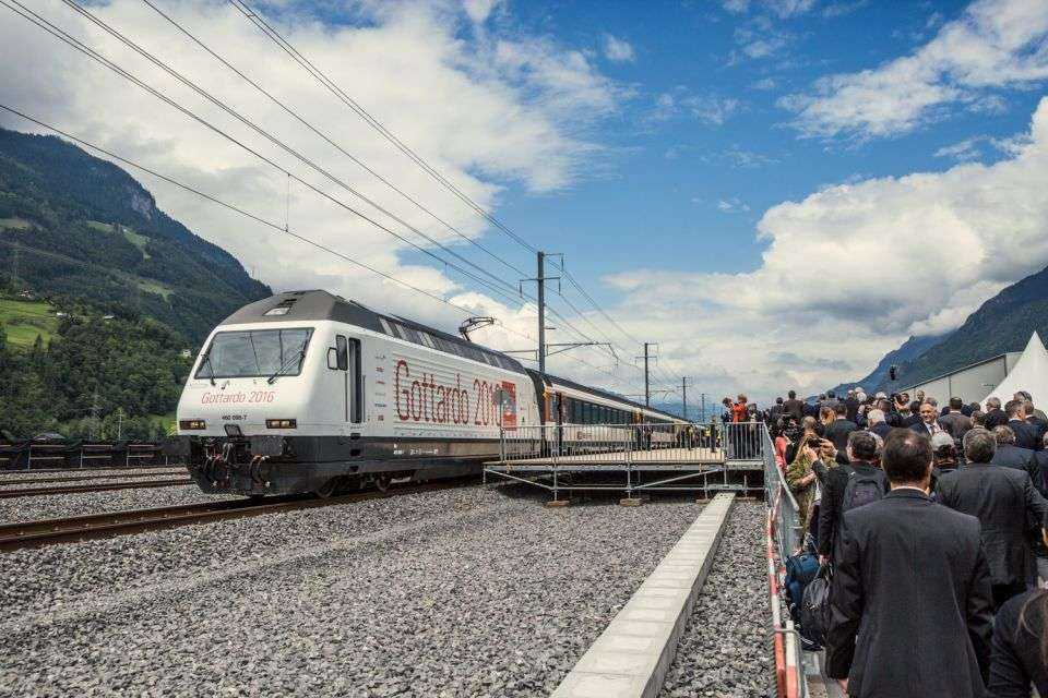 Otwarcie najdłuższego tunelu kolejowego świata. Tunel Gotarda ma 57 km. Fot. Gottardo2016