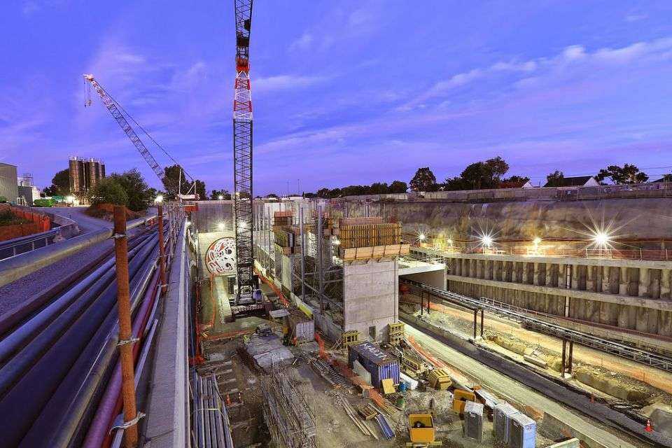 Tak powstaje część drogowo-tunelowej obwodnicy Auckland