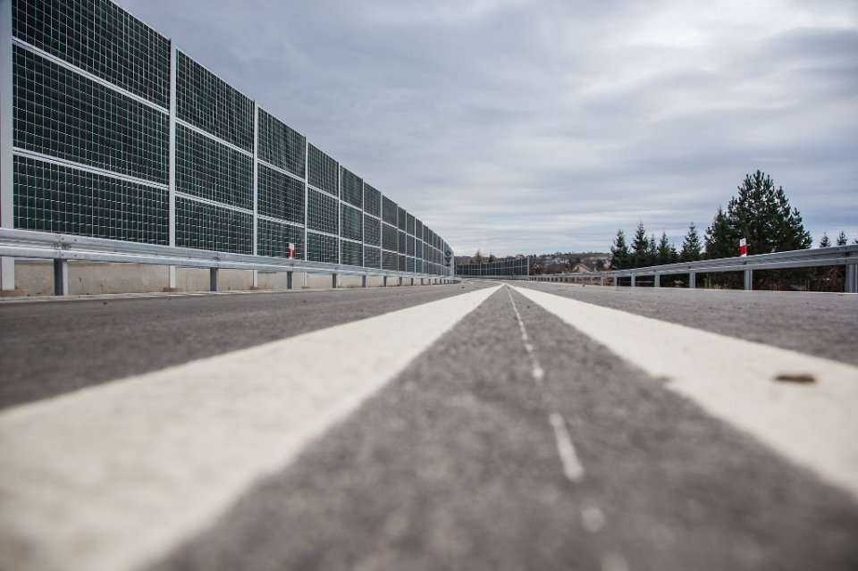 Zdjęcia nowo otwartej obwodnicy Brzozowa