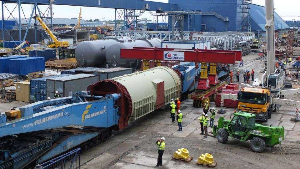 Transport generatora. Źródło: PGE, fot. Przemysław Marcisz