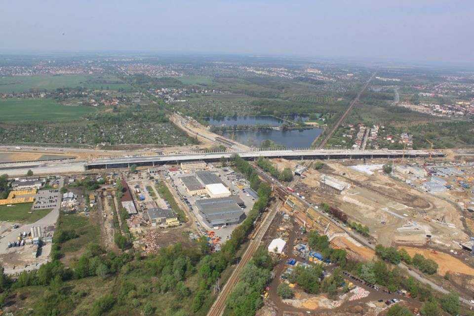 Obiekt WA 19, przebudowa ul. Lotniczej przy stadionie E-W. Fot. W. Kluczewski; archiwum GDDKiA O/Wrocław