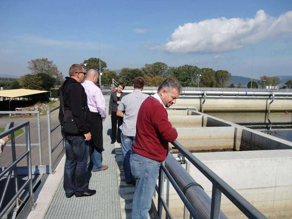 Zwiedzanie oczyszczalni ścieków w Żywcu / fot. Hubert Klikowicz, AVK ARMADAN sp. z o. o.