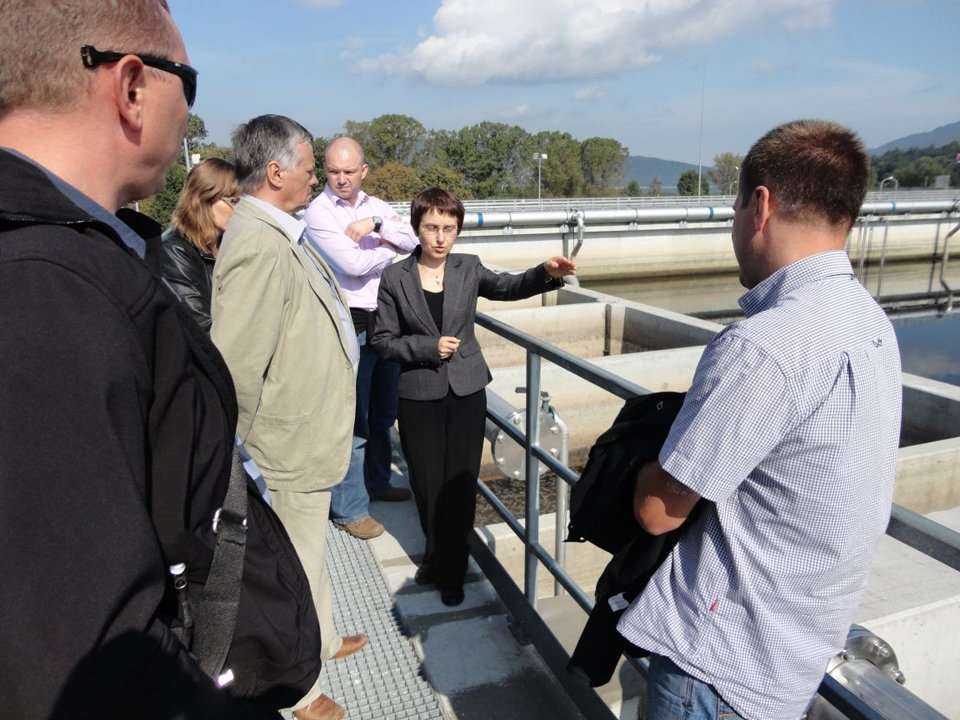 Zwiedzanie oczyszczalni ścieków w Żywcu / fot. Hubert Klikowicz, AVK ARMADAN sp. z o. o.