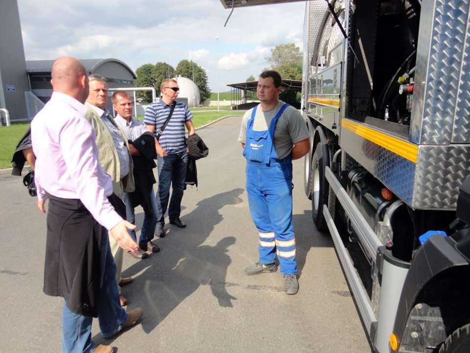 Zwiedzanie oczyszczalni ścieków w Żywcu / fot. Hubert Klikowicz, AVK ARMADAN sp. z o. o.