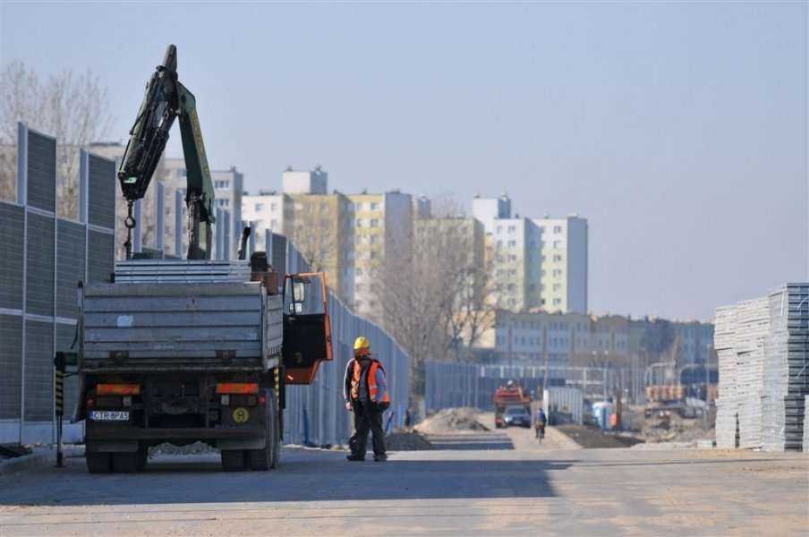 II etap budowy Trasy Średnicowej Północnej - postęp prac
