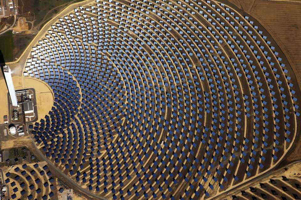 Hiszpańska farma solarno-termalna