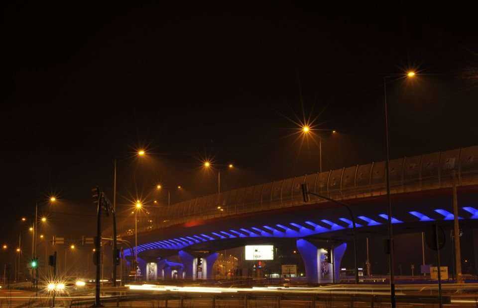 Estakada nad Rondem Ofiar Katynia. Fot. www.inzynieria.com