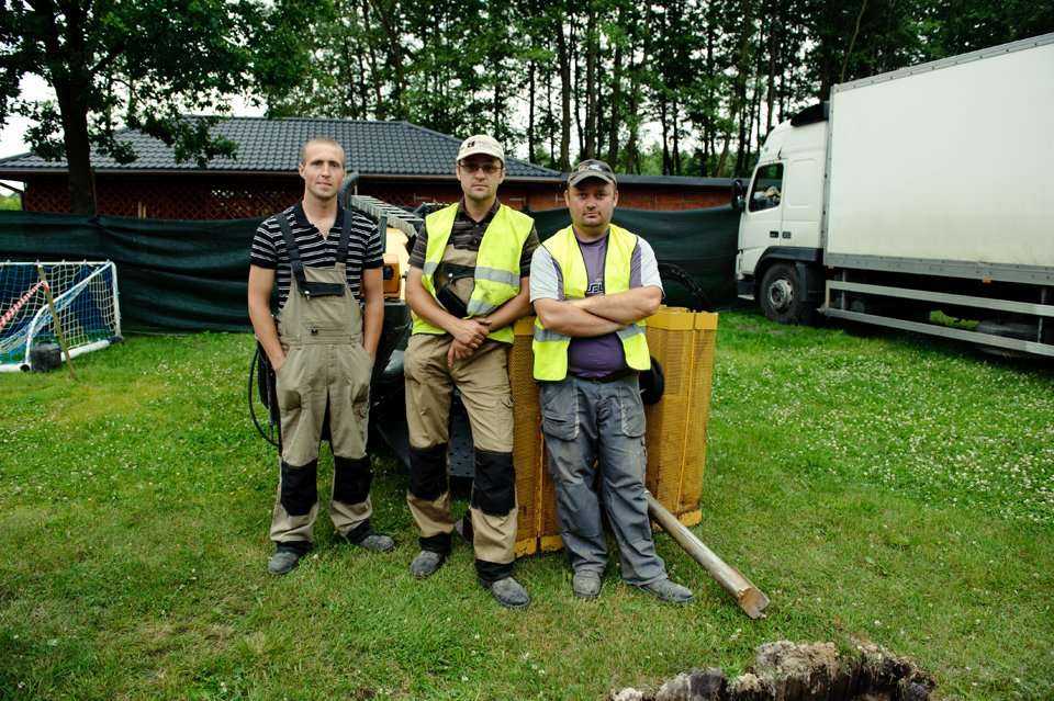 Załoga firmy ZRB Janicki w składzie: Artur Promny, Wiesław Pawłowicz i Marek Biskup. Fot. Quality Studio dla www.inzynieria.com