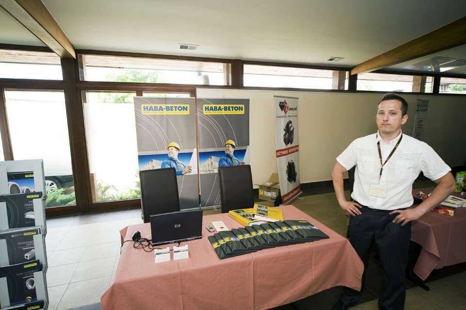 Wewnętrzne stoisko firmy HABA-BETON Johann Bartlechner sp. z o.o.