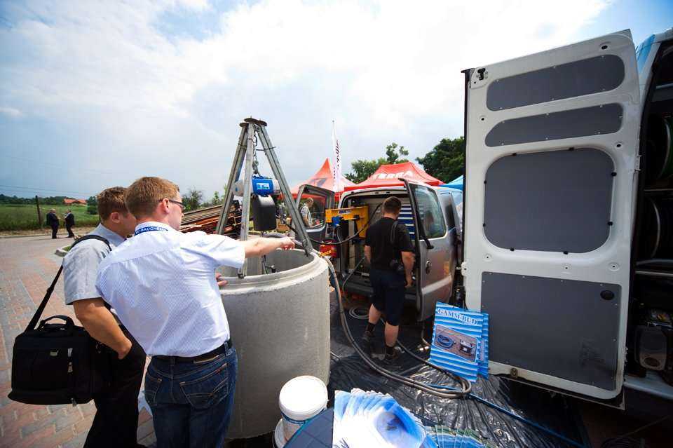 Przygotowania do pokazu przeprowadzanego przez firmę MC-Bauchemie sp. z o.o.